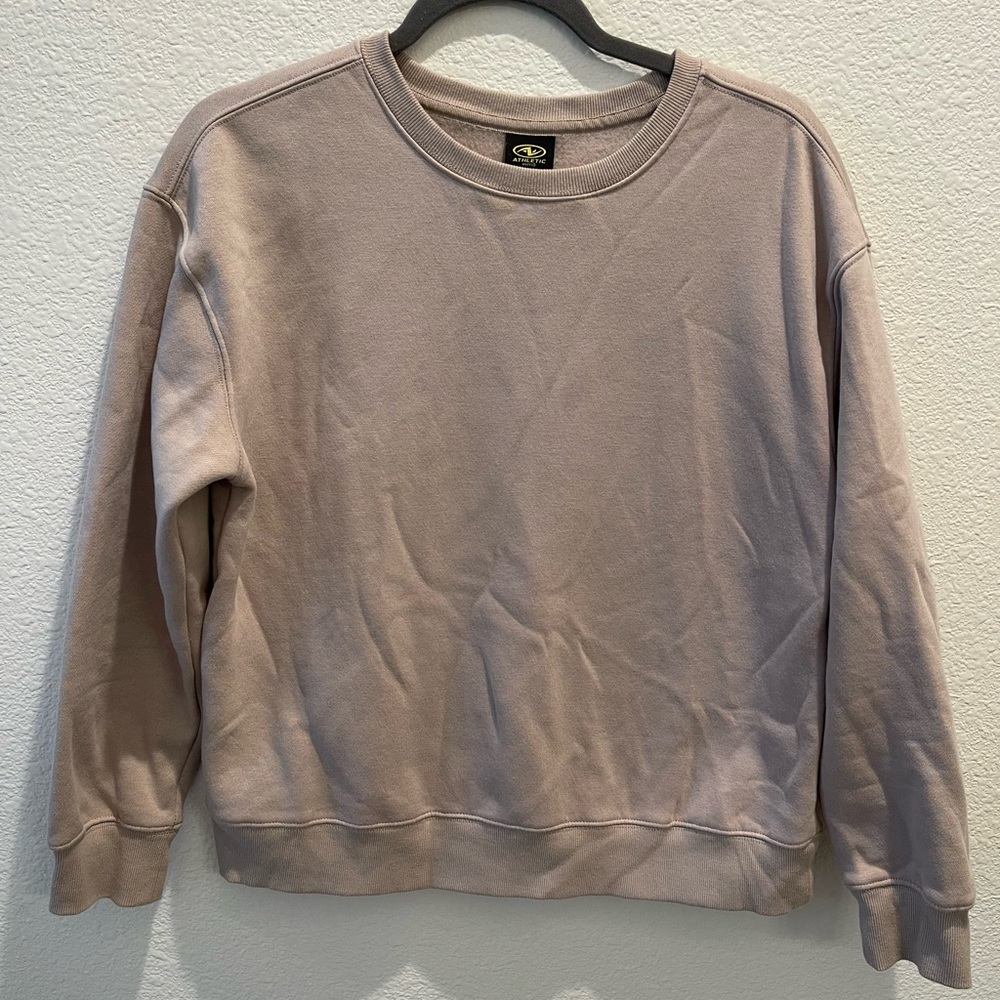 Men's Beige Crewneck Sweater